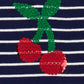 Carter's Baby Girl's Striped Cherry Print Leggings Set Blue Size 9