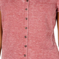 Crave Fame by Almost Famous Women's Juniors Waffle Knit Floral T-Shirt Pink Size XL