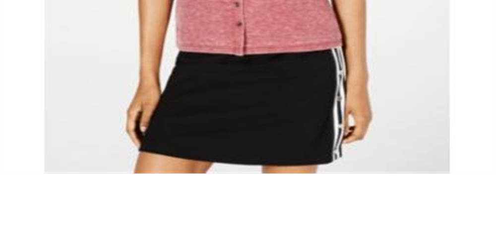 Crave Fame by Almost Famous Women's Juniors Waffle Knit Floral T-Shirt Pink Size XL