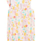 First Impressions Baby Girl's Tropical Fruit Print Cotton Romper White Size 3-6MOS