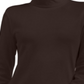 Karen Scott Women's Cotton Turtleneck Top Brown Size -Petite XL