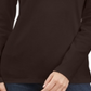 Karen Scott Women's Cotton Turtleneck Top Brown Size -Petite XL