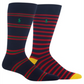 Polo Ralph Lauren Men's 2-Pk Striped Socks Blue Size One Size