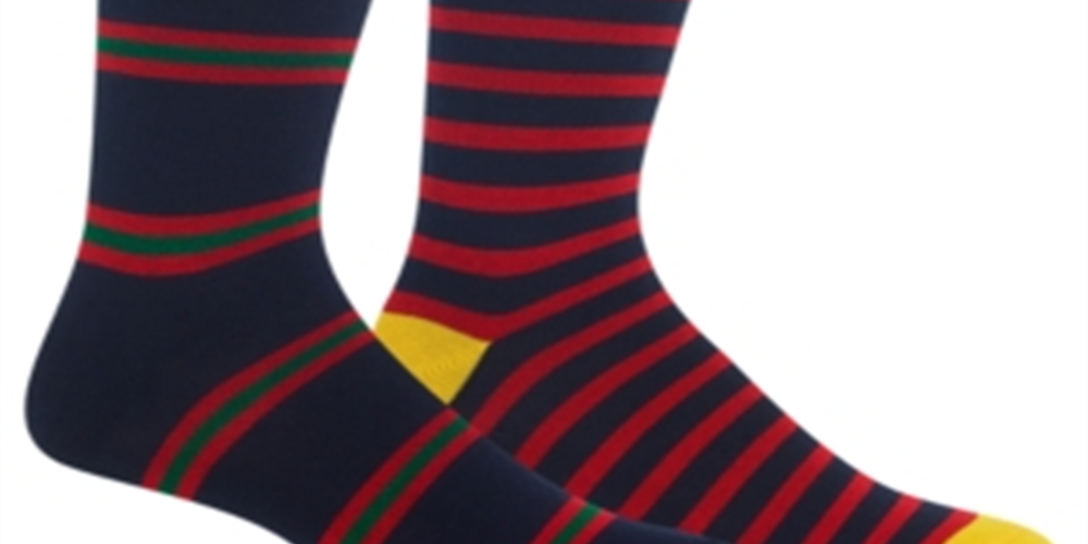 Polo Ralph Lauren Men's 2-Pk Striped Socks Blue Size One Size