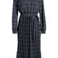 Anne Klein Women's Printed Mock Neck Dress Black Size X-Small