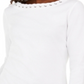 Karen Scott Women's Grommet Trim Cotton Top White Size X-Small