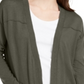 Style & Co Women's Open Front Drop Shoulder Cardigan Green Size Petite P