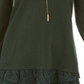 Style & Co Women's Layered Look Tunic Green Size XXL