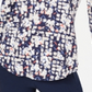 JM Collection Women's Printed T-Shirt Blue Size 2XL