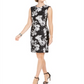 Natori Women's Sleeveless Above the Knee Sheath Party Dress Black Size 4