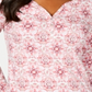Karen Scott Women's 3-4 Sleeve Printed Henley Pink Size -M