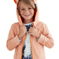 Cubcoats Toddler Tomo 2-in-1 Stuffed Animal Hoodie Orange Size 2T