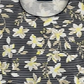 Karen Scott Women's Striped Floral T-Shirt Blue Size X-Small
