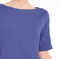 Karen Scott Women's Cotton Cutout Sleeves Top Purple Size Small