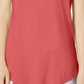 JM Collection Women's Cold Shoulder Swing T-Shirt Pink Size L
