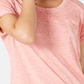 Style & Co Women's Burnout T-Shirt Pink Size -M