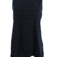 Charter Club Women's Textured Cotton Tank Top Black Size Small