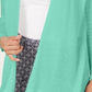 Charter Club Women's Geo Stitch Completer Sweater Green ize Petite L
