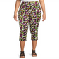 Terra & Sky Women's Plus Printed Jeggings Black Size 2XL