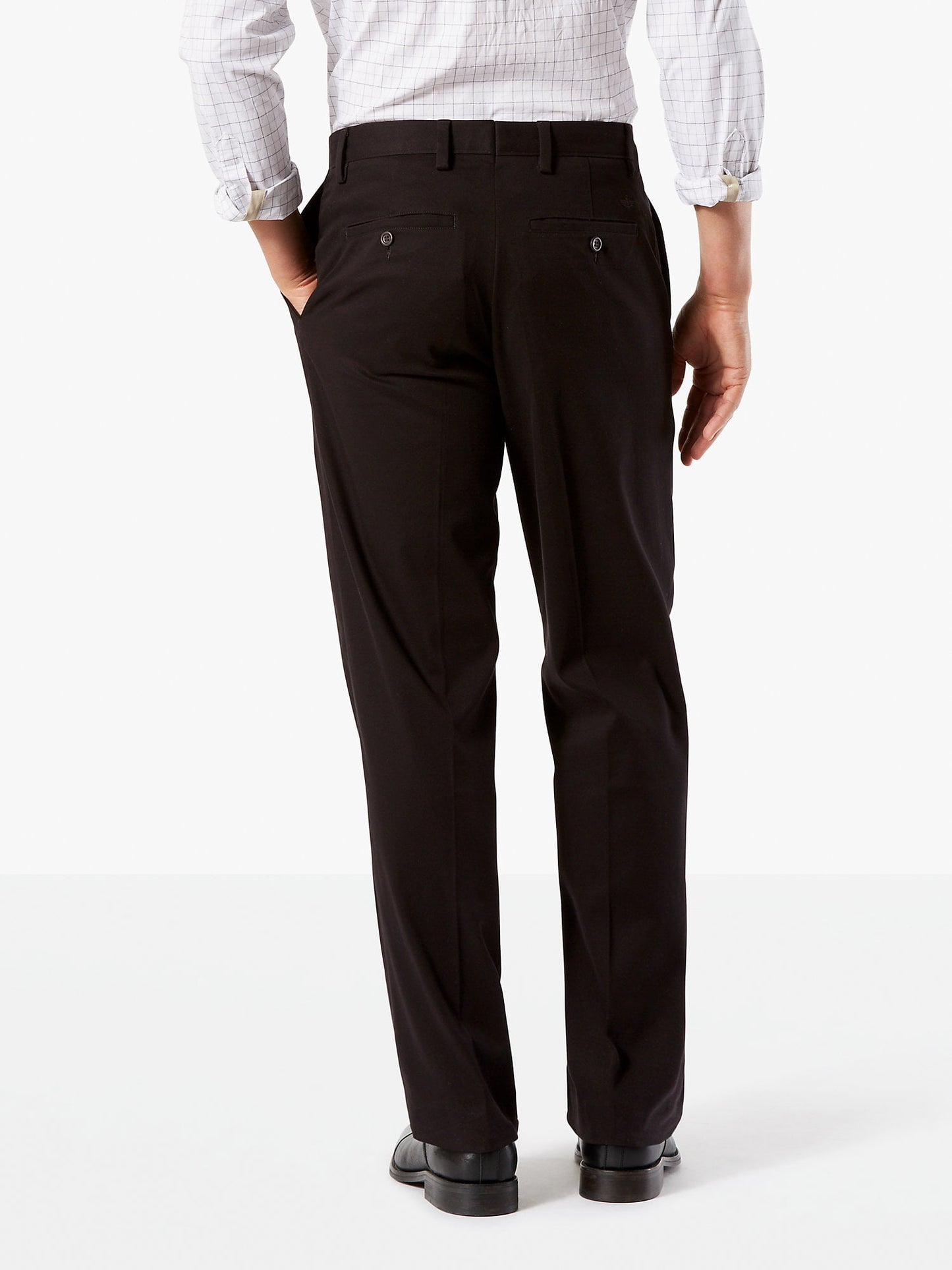 Dockers Men's Easy Stretch Classic Fit Pants Black Size 30X30
