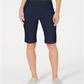 Charter Club Women's Pull on Bermuda Shorts Blue Size XL