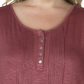 Style & Co Women's Marled Pintuck Top Purple Size XL