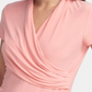 DKNY Women's Ruched Top Orange Size Large