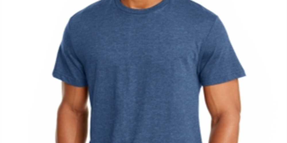 Alfani Men's Crewneck Undershirt Blue Size XX-Large