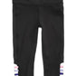 Ideology Big Girl's Cage Capri Leggings Black Size-S 7/8