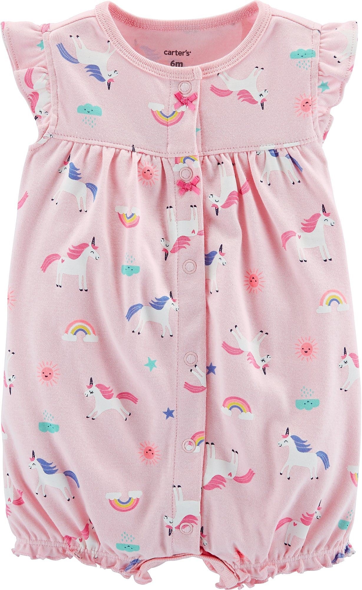 Carter's Baby Girl's Creeper Pink Size 9 MOS