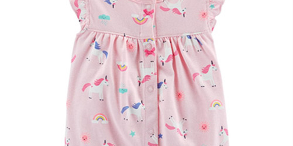 Carter's Baby Girl's Creeper Pink Size 9 MOS