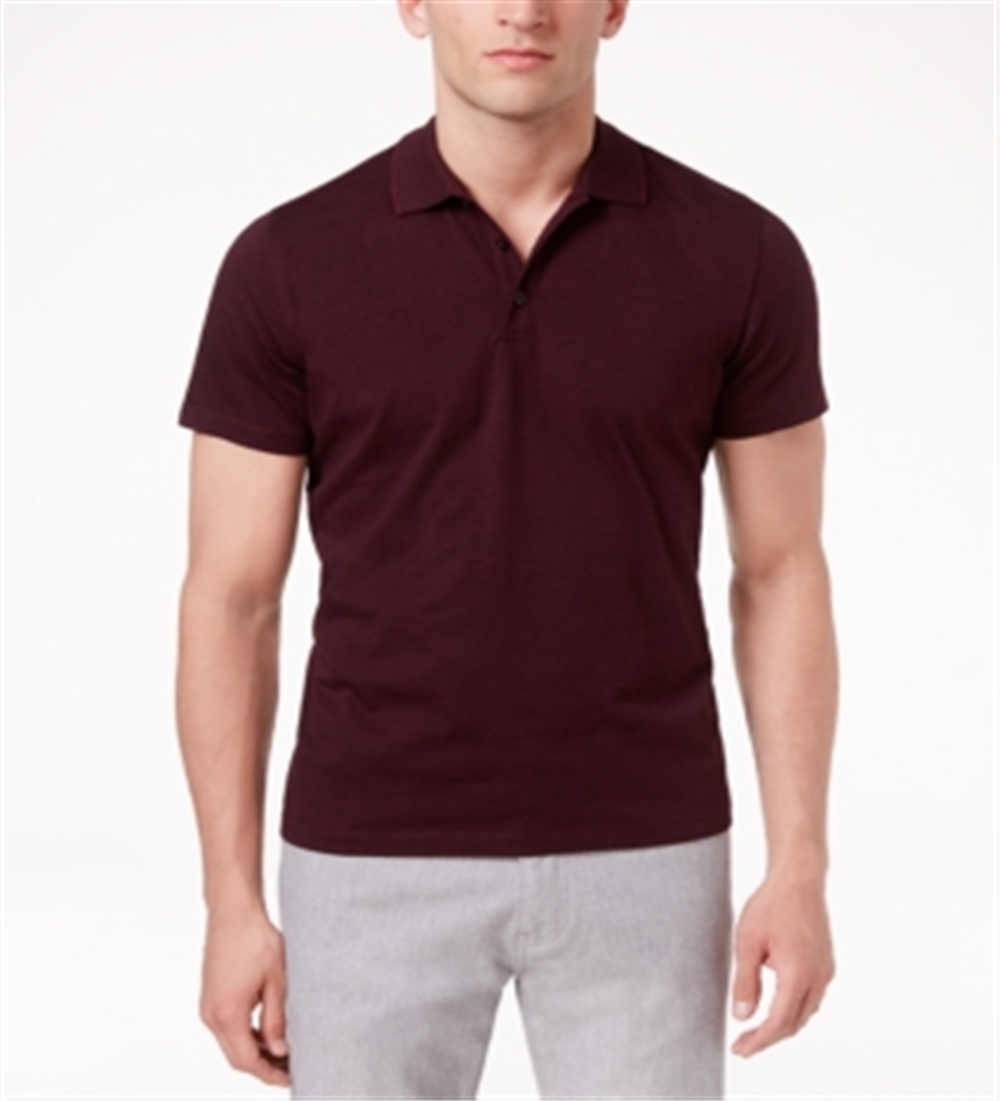 Alfani Men's Stretch Polo Shirt Purple Size L