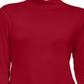 Style & Co Women's Mock Neck Top Red Size Petite S