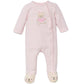 Little Me Baby Girl's Sweet Bear Footed Coverall Pink Size 9 M