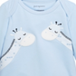First Impressions Baby Boy's Giraffe Bodysuit  Blue Size 3-6 Months