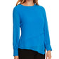 Vince Camuto Women's Asymmetrical Top Blue Size L