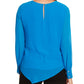 Vince Camuto Women's Asymmetrical Top Blue Size L