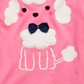 First Impressions Baby Girl's Poodle Print with Faux Sherpa Trim T-Shirt Pink Size 3-6M