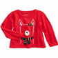 First Impressions Toddler Girl's Llama Print Cotton T-Shirt  Red Size 2T