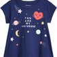 First Impressions Baby Girl's Universe Print Cotton T-Shirt  Blue Size 3-6M