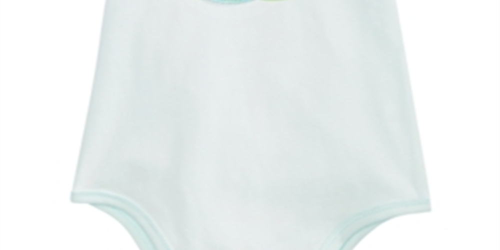 First Impressions Baby Boy's Snail Bodysuit Blue Size -NEWBORN