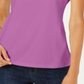 Karen Scott Women's Short Sleeve Scoop Neck Top Purple Size Small