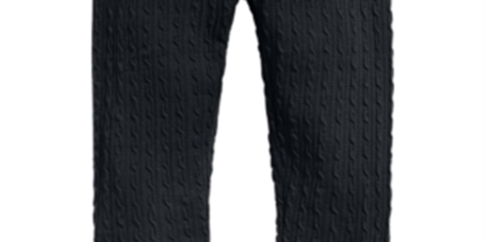 First Impressions Baby Girl's Textured Leggings  Black Size 3-6M