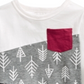 First Impressions Toddler Boy's Colorblocked T-Shirt White Size 2T