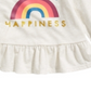 First Impressions Toddler Girl's Happiness Peplum T-Shirt Gray Size 2T