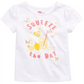 Epic Threads Little Girl's Squeeze the Day T-Shirt  White Size 5