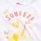 Epic Threads Little Girl's Squeeze the Day T-Shirt  White Size 5
