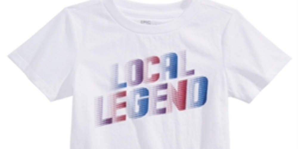 Epic Threads Little Boy's Legend T-Shirt White Size 7