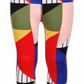 Ideology Big Girl's Colorblocked High Rise Ankle Leggings Black Size XL/16