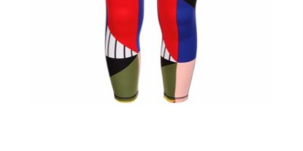 Ideology Big Girl's Colorblocked High Rise Ankle Leggings Black Size XL/16